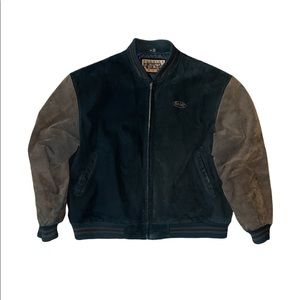 VTG Peterbilt Suede Bomber Jacket